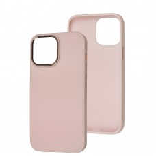 Чехол для iPhone 13 Pro Max Bonbon Metal style light pink