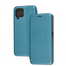 Чехол книжка Premium для Samsung Galaxy A22 (A225) голубой