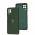 Чохол для Samsung Galaxy A12 / M12 Silicone Full Тризуб зелений
