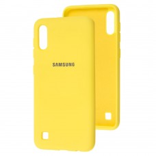 Чехол для Samsung Galaxy A10 (A105) Silicone Full желтый