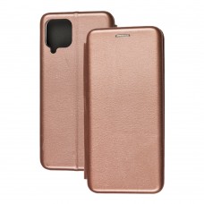 Чехол книжка Premium для Samsung Galaxy A22 (A225) розово-золотистый