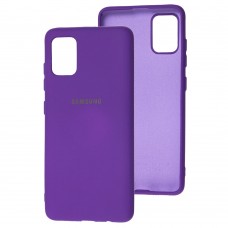 Чохол для Samsung Galaxy A51 (A515) Silicone Full фіолетовий / purple