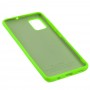 Чехол для Samsung Galaxy A51 (A515) Silicone Full салатовый / neon green
