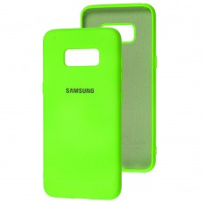 Чехол для Samsung Galaxy S8 (G950) Silicone Full салатовый / neon green