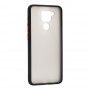 Чехол для Xiaomi Redmi Note 9 LikGus Maxshield черный / красный