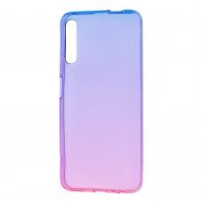 Чехол для Huawei P Smart Pro Gradient Design розово-голубой