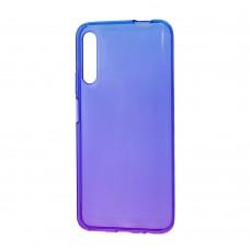 Чехол для Huawei P Smart Pro Gradient Design фиолетово-синий
