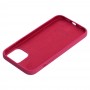 Чехол для iPhone 12 mini Silicone Full малиновый / pomegranate