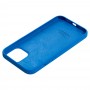 Чехол для iPhone 12 mini Silicone Full синий / royal blue
