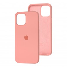 Чехол для iPhone 12 mini Silicone Full оранжевый / flamingo