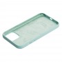 Чехол для iPhone 12 mini Silicone Full бирюзовый / turquoise 
