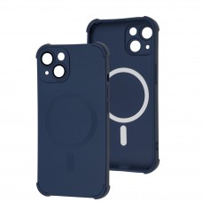 Чехол для iPhone 14 WAVE Silk Touch WXD MagSafe blue
