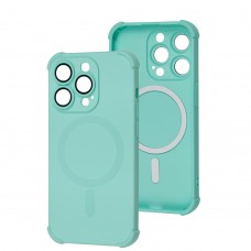 Чехол для iPhone 14 Pro WAVE Silk Touch WXD MagSafe turquoise