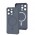 Чехол для iPhone 14 Pro WAVE Silk Touch WXD MagSafe gray