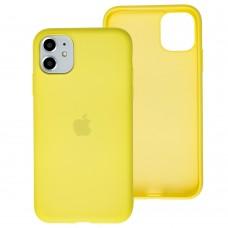Чехол для iPhone 11 Silicone cover 360 желтый