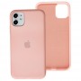 Чохол для iPhone 11 Silicone cover 360 рожевий