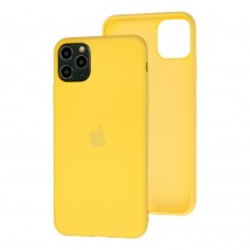 Чохол для iPhone 11 Pro Max Silicone cover 360 жовтий