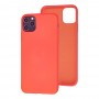 Чохол для iPhone 11 Pro Max Silicone cover 360 помаранчевий