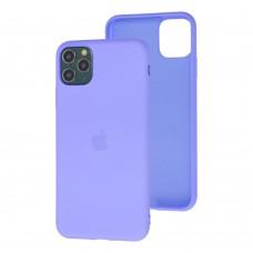 Чохол для iPhone 11 Pro Max Silicone cover 360 світло-фіолетовий
