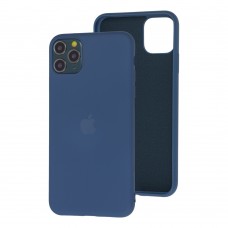 Чехол для iPhone 11 Pro Max Silicone cover 360 синий