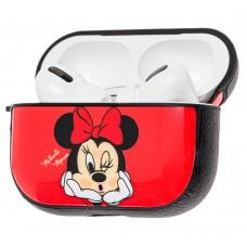 Чохол для AirPods Pro Young Style Minnie Mouse червоний