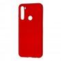 Чехол для Xiaomi Redmi Note 8T Rock матовый красный