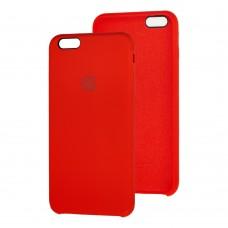 Чехол silicone case для iPhone 6 Plus красный 