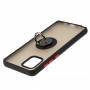 Чохол для Samsung Galaxy Note 10 Lite (N770) LikGus Edging Ring чорний / червоний