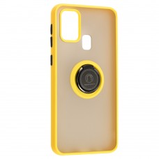 Чехол для Samsung Galaxy M31 (M315) LikGus Edging Ring желтый