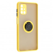 Чехол для Samsung Galaxy M51 (M515) LikGus Edging Ring желтый