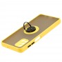 Чохол для Samsung Galaxy M51 (M515) LikGus Edging Ring жовтий