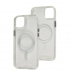 Чохол для iPhone 14 Plus Space case MagSafe прозорий