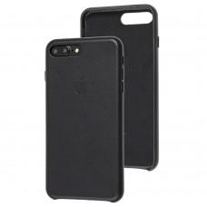Чохол для iPhone 7 Plus / 8 Plus Leather case (Leather) чорний