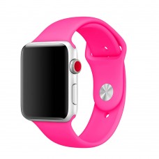 Ремінець для Apple Watch 42mm / 44mm S Silicone One-Piece pink hot