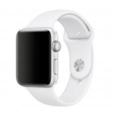 Ремешок для Apple Watch 42mm / 44mm S Silicone One-Piece белый