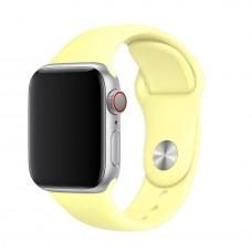 Ремешок для Apple Watch 38mm / 40mm S Silicone One-Piece mellow yellow  