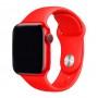Ремінець для Apple Watch 38/40mm 130mm Silicone One-Piece червоний