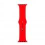 Ремешок для Apple Watch 38 / 40mm 130mm Silicone One-Piece красный