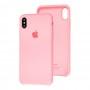 Чохол silicone case для iPhone Xs Max pink