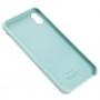 Чохол silicone для iPhone Xs Max case turquoise