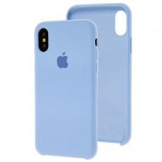 Чехол Silicone для iPhone X / Xs case lilac