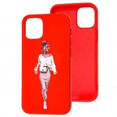 Чехол для iPhone 12 Pro Max Art case красный