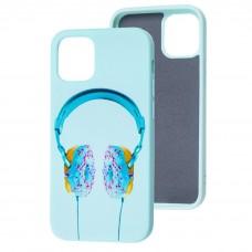 Чехол для iPhone 12 Pro Max Art case голубой
