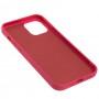 Чехол для iPhone 12 Pro Max Art case бордовый