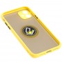 Чохол для iPhone 11 LikGus Edging Ring жовтий