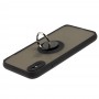 Чехол для iPhone X / Xs LikGus Edging Ring черный 