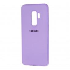 Чехол для Samsung Galaxy S9+ (G965) Logo фиолетовый