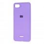 Чехол для Xiaomi Redmi 6A Logo фиолетовый