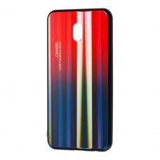 Чохол для Xiaomi Redmi 8A Gradient glass червоний
