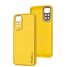 Чохол для Xiaomi Redmi Note 11 / 11s Leather Xshield yellow